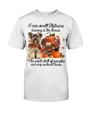 Yorkshire Terrier-CS3356-Smell Autumn Classic T-Shirt front