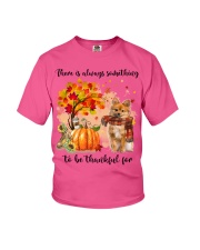 Keeshond-CS3266-Thankful For-V2 Youth T-Shirt tile