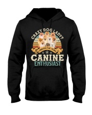 Pomeranian-CS2593-Crazy Dog Lady Hooded Sweatshirt tile