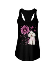 Poodle 2 1-CS3145-Faith-Hope-Love Ladies Flowy Tank tile