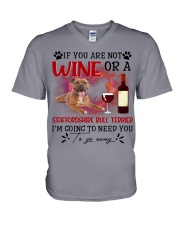 Staffordshire Bull Terrier 3-CS4110-To Need You V-Neck T-Shirt tile