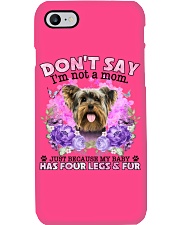 Yorkshire Terrier-CS4086-Don't Say-V2 Phone Case tile