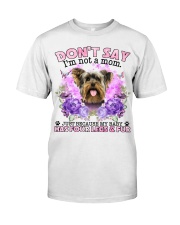 Yorkshire Terrier-CS4086-Don't Say-V2 Classic T-Shirt front