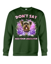 Yorkshire Terrier-CS4086-Don't Say-V2 Crewneck Sweatshirt tile