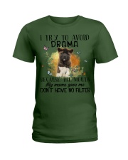 Akita-CS3267-I Try To Avoid Ladies T-Shirt tile