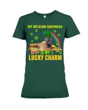 Belgian Shepherd-CS4143-Lucky Charm-V2 Premium Fit Ladies Tee tile