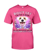Parson Russell Terrier-CS4086-Don't Say-V2 Classic T-Shirt tile