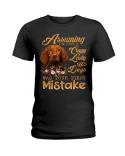 Vizsla-NT508-Assuming-V2 Ladies T-Shirt tile