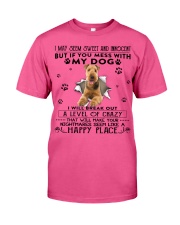 Airedale Terrier-CS3017-Happy Place Classic T-Shirt tile