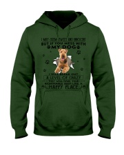 Airedale Terrier-CS3017-Happy Place Hooded Sweatshirt tile