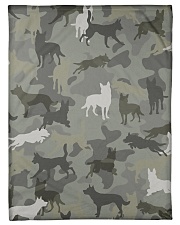 Australian Kelpie-camouflage Small Fleece Blanket - 30" x 40" thumbnail