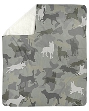 Australian Kelpie-camouflage Sherpa Fleece Blanket - 50" x 60" thumbnail