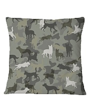 Australian Kelpie-camouflage Square Pillowcase thumbnail