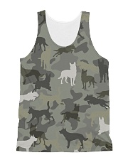 Australian Kelpie-camouflage All-over Unisex Tank thumbnail