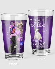 I'm Not A French Bulldog Pint Glass tile