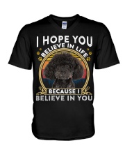 Poodle-CS3105-I Hope You V-Neck T-Shirt tile