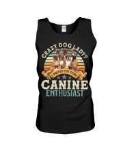 Boxer-CS2593-Crazy Dog Lady Unisex Tank tile