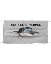 Havanese Six Feet People FM Cloth face mask front