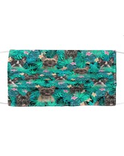 French Bulldog Summer Leaves FM Cloth face mask front