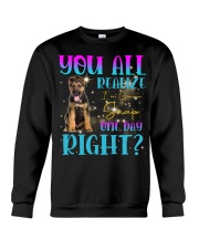 German Shepherd-CS3710-You All Realize Crewneck Sweatshirt tile