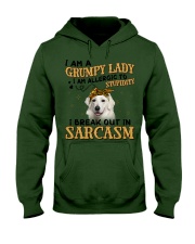 Kuvasz-CS2949-Grumpy Lady Hooded Sweatshirt tile
