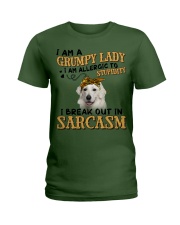 Kuvasz-CS2949-Grumpy Lady Ladies T-Shirt tile