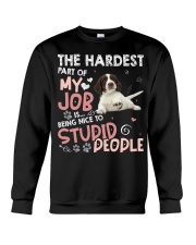 English Springer Spaniel-CS3135-The Hardest Crewneck Sweatshirt tile