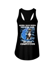 Boston Terrier-CS3730-The Devil Said Ladies Flowy Tank tile