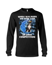 Boston Terrier-CS3730-The Devil Said Long Sleeve Tee tile