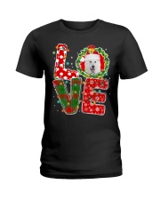 Berger Blanc Suisse-CS4089-Love Christmas-V3 Ladies T-Shirt tile