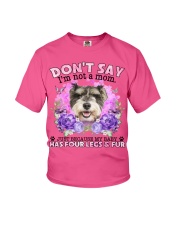Miniature Schnauzer-CS4086-Don't Say-V2 Youth T-Shirt tile