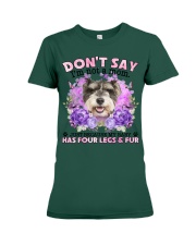 Miniature Schnauzer-CS4086-Don't Say-V2 Premium Fit Ladies Tee tile