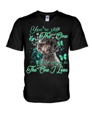 Labradoodle-NT748-The One I Love V-Neck T-Shirt tile