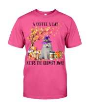 Samoyed-CS3283-A Coffee A Day Classic T-Shirt tile