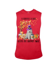 Samoyed-CS3283-A Coffee A Day Sleeveless Tee tile