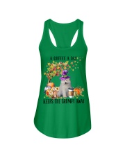 Samoyed-CS3283-A Coffee A Day Ladies Flowy Tank tile