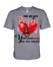Miniature Pinscher-CS4148-Perfect-V2 V-Neck T-Shirt tile