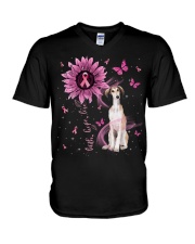 Saluki-CS3145-Faith-Hope-Love V-Neck T-Shirt tile