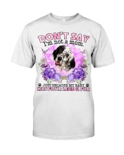 English Setter-CS4086-Don't Say-V2 Classic T-Shirt front