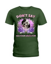English Setter-CS4086-Don't Say-V2 Ladies T-Shirt tile