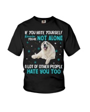 Great Pyreness-CS3151-Not Alone Youth T-Shirt tile