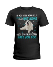 Great Pyreness-CS3151-Not Alone Ladies T-Shirt tile