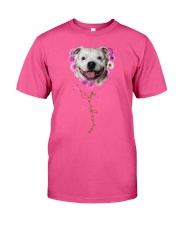 Staffordshire Bull Terrier-CS3894-Never Give Up-V2 Classic T-Shirt tile