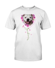 Staffordshire Bull Terrier-CS3894-Never Give Up-V2 Classic T-Shirt front