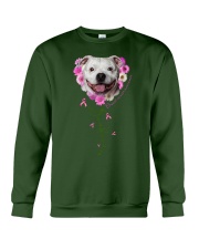 Staffordshire Bull Terrier-CS3894-Never Give Up-V2 Crewneck Sweatshirt tile
