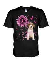 Kooikerhondje-CS3145-Faith-Hope-Love V-Neck T-Shirt tile