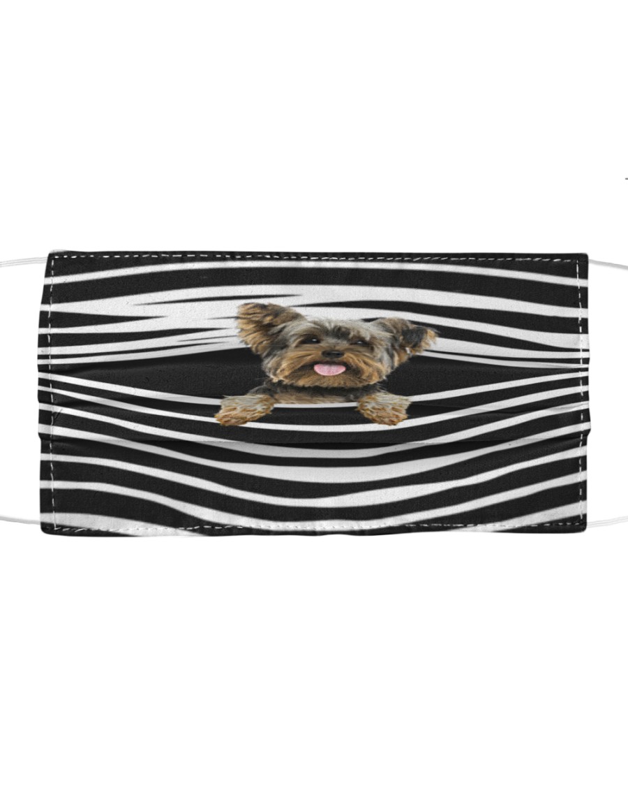 Yorkshire Terrier Stripes FM Cloth face mask