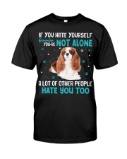 Cavalier King Charles Spaniel 2-CS3151-Not Alone Premium Fit Mens Tee tile