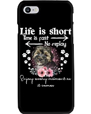 Morkie-02-DN2300-Life Is Short-V2 Phone Case tile