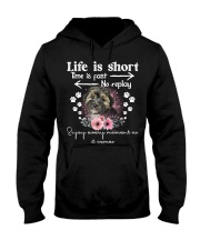 Morkie-02-DN2300-Life Is Short-V2 Hooded Sweatshirt tile